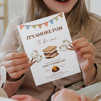 Meer Plezier om Eén te Zijn Eerste Verjaardag Camp Kaart