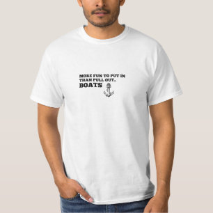 Meer plezier om in te zetten dan uittrekken, grapp t-shirt