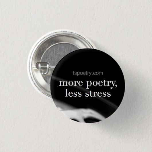 Meer poëzie, minder stress kan Button (Voorkant /achterkant)