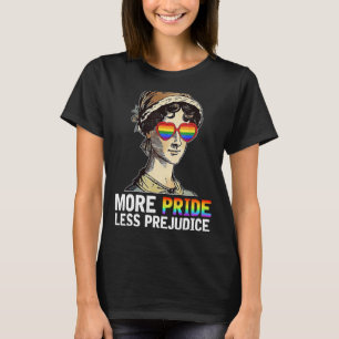 Meer Pride Minder Vooroordelen LGBT Gay Pride Maan T-shirt