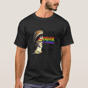 Meer Pride Minder Vooroordelen LGBT Gay Proud Ally T-shirt