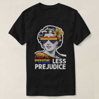 Meer Pride Minder Vooroordelen LGBTQ Ally Lesbian  T-shirt