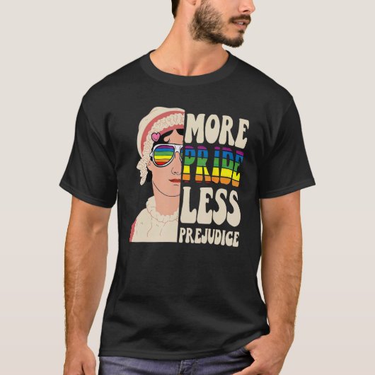 Meer Pride Minder Vooroordelen, Pansexual Pride, R T-shirt (Voorkant)