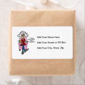 Meer problemen dan een Humor van een magazine Etiket (Insitu)