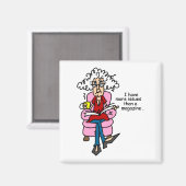 Meer problemen dan een Humor van een magazine Magneet (Voorkant / Achterkant)