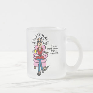 Meer problemen dan een Humor van een magazine Matglas Koffiemok