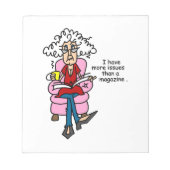 Meer problemen dan een Humor van een magazine Notitieblok (Voorkant)