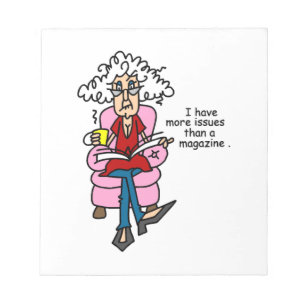 Meer problemen dan een Humor van een magazine Notitieblok