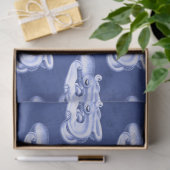 Meer Red en Navy Nautical Series Design 10 Tissuepapier (Geschenk)
