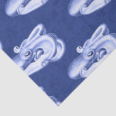 Meer Red en Navy Nautical Series Design 10 Tissuepapier (Detail)