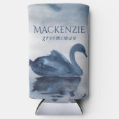 Meer reflecties | Dusty Blue Swan Groomsman (Voorkant)