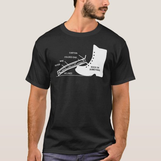 Meer rock of zoiets boot t-shirt (Voorkant)