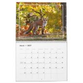 Meer rode vossen in de herfstkalender kalender (Mar 2027)