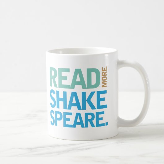 Meer Shakespeare lezen Koffiemok (Rechts)