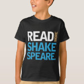 Meer Shakespeare lezen T-shirt (Voorkant)