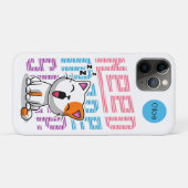 Meer slaap nodig | Grappige Cat schattige geeuwen  Case-Mate iPhone Case (Achterkant (horizontaal))