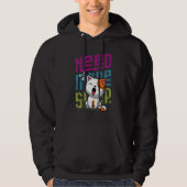 Meer slaap nodig | Grappige Cat schattige geeuwen  Hoodie (Voorkant)