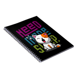 Meer slaap nodig Grappige Cat schattige geeuwen Notitieboek