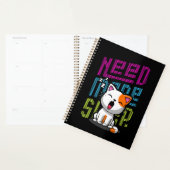 Meer slaap nodig | Grappige Cat schattige geeuwen  Planner (Display)