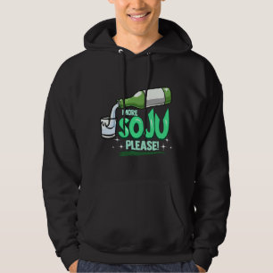 Meer Soju Alsjeblieft Koreaanse Drank Hoodie
