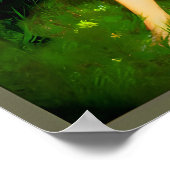 Meer St Clair maanlicht herinneringen reisspeldje  Poster (Hoek)