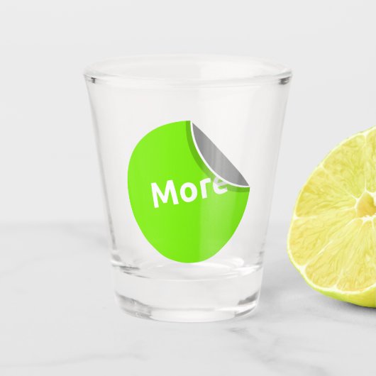 Meer Sticker-stijl Vector Shot Glass Glas (Voorkant)