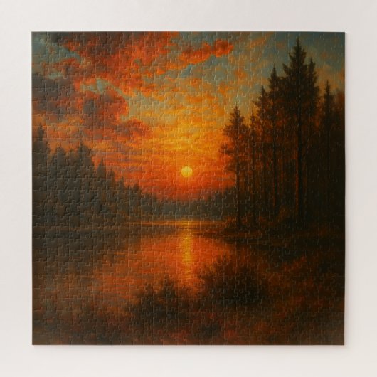 Meer Sunset Legpuzzel (Verticaal)