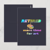 Meer tijd voor kunst briefkaart (Voorkant / Achterkant)