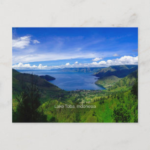 Meer Toba, Sumatra, Indonesië Briefkaart