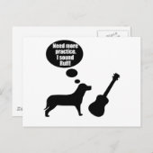 Meer training nodig briefkaart (Voorkant / Achterkant)