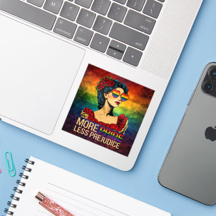 Meer trots, minder vooroordeel Pride Month LGBTQ Sticker