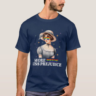Meer trots, minder vooroordelen Regenboog LGBT Hom T-shirt