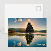 Meer van Barleywine, Vermont Briefkaart (Voorkant / Achterkant)