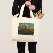 Meer van Bled Slovenië Grote Tote Bag (Voorkant (product))