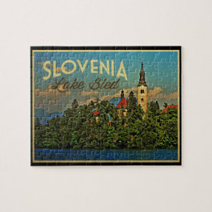 Meer van Bled Slovenië Legpuzzel