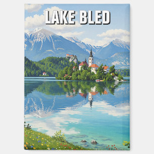 Meer van Bled Slovenië Magneet