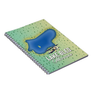 Meer van Bled Slovenië Notitieboek