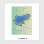 Meer van Bled Slovenië Sticker (Vel)