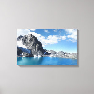 Meer van Catherine en Banner Peak 2 - Sierra Nevad Canvas Afdruk