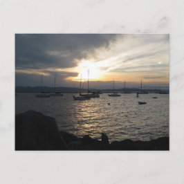 Meer van ChamPlain bij Sunset Briefkaart