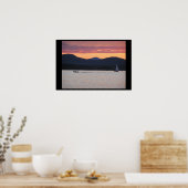 Meer van Champlain Sunset Poster (Keuken)