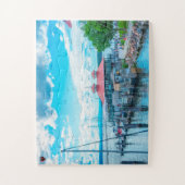 Meer van Champlatte Vermont Legpuzzel (Verticaal)