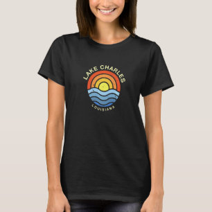 Meer van Charles Louisiana La Summer Lake Charlesi T-shirt