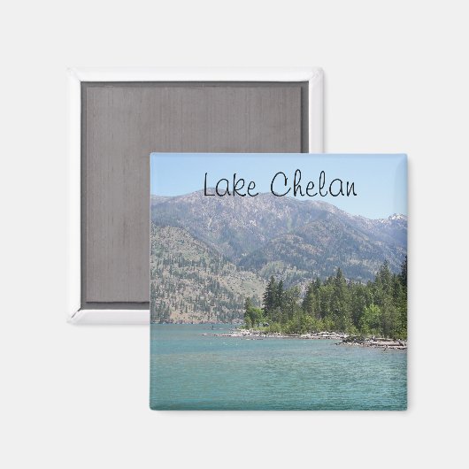 Meer van Chelan Landschap Magneet (Voorkant / Achterkant)