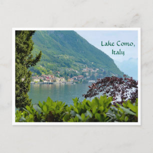 "Meer van Como, Italië/ Dorp aan de overkant van h Briefkaart