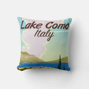 Meer van Como Italië reisposter Kussen