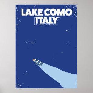 meer van Como Italië reisposter Poster