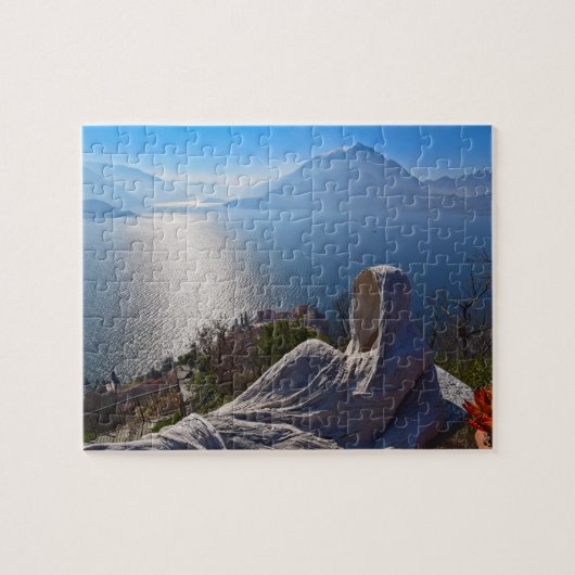 Meer van Como - Vezio Ghosts - Italië - 8 x 10 - 1 Legpuzzel (Horizontaal)