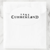 Meer van Cumberland Ovale Sticker (Tas)