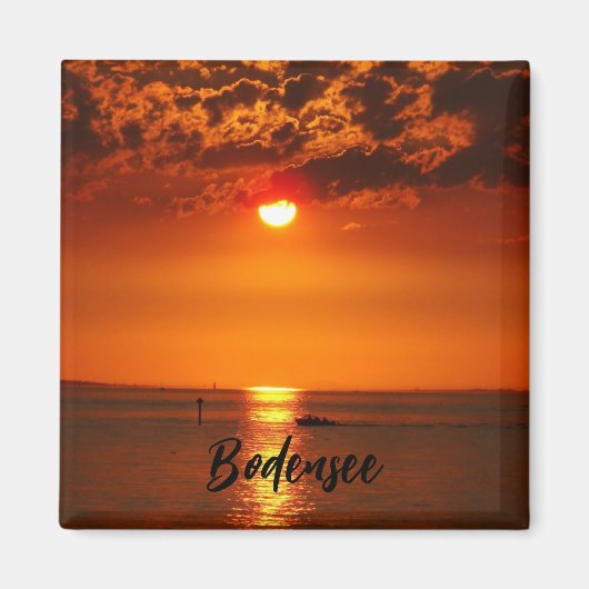 Meer van de Constance Sunset in Vorarlberg in Oost Magneet (Voorkant)